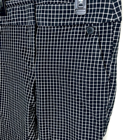 Ann Taylor Marisa Black & White Checker Pants Size 4 - Picture 4 of 11